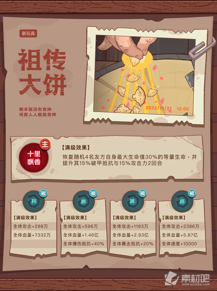 《咸鱼之王》新玩具祖传大饼搭配策略