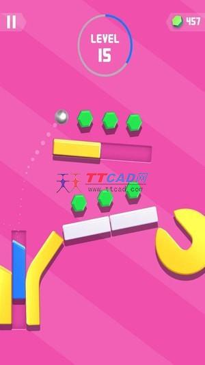 弹珠闯关小游戏图1