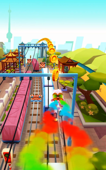 地铁跑酷上帝视角版