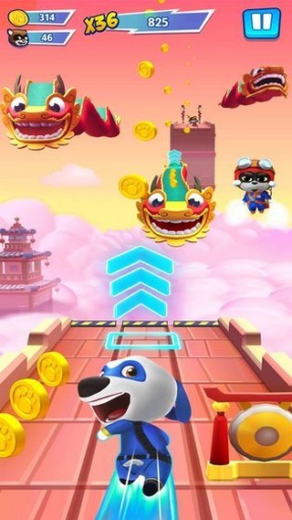 汤姆猫英雄跑酷无限金币破解版图1