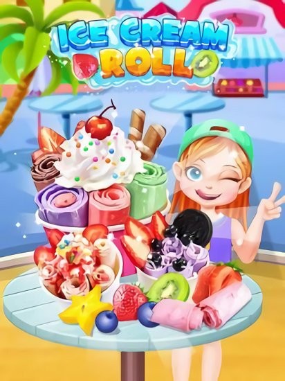 冷冻冰淇淋卷制作(Ice Cream Roll)