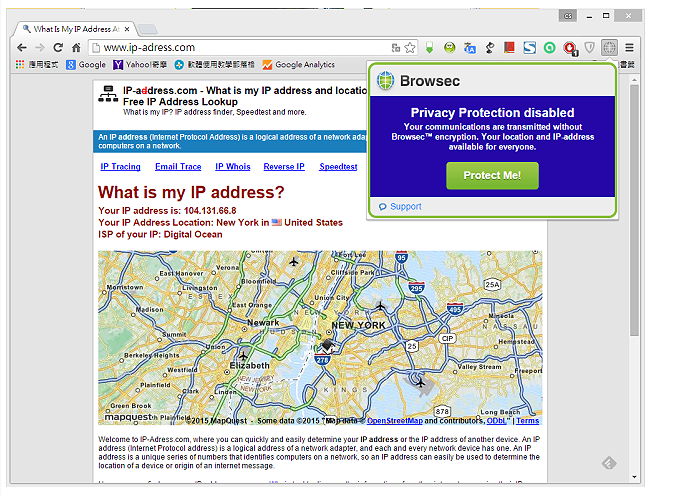 Google Chrome VPN扩充功能Browsec