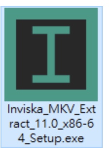 免费撷取MKV字幕、音轨与影片的软体Inviska MKV Extract