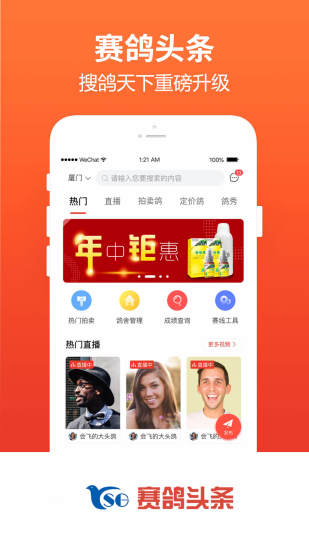 赛鸽头条app截图3