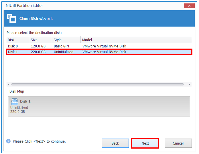 NIUBI Partition Editor 7.9.2复制硬碟