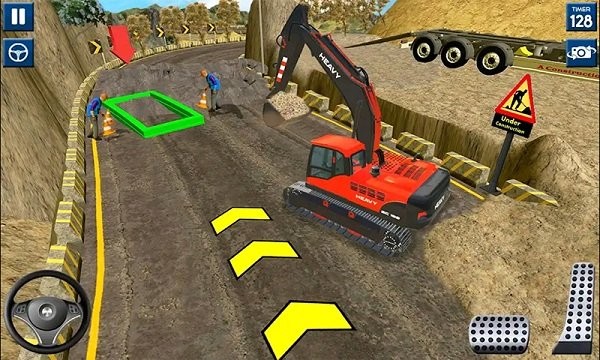 大力挖掘机卡车