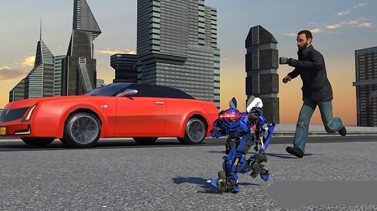 迷你警察变形金刚无敌版