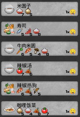 《我的水世界求生》全食谱材料介绍