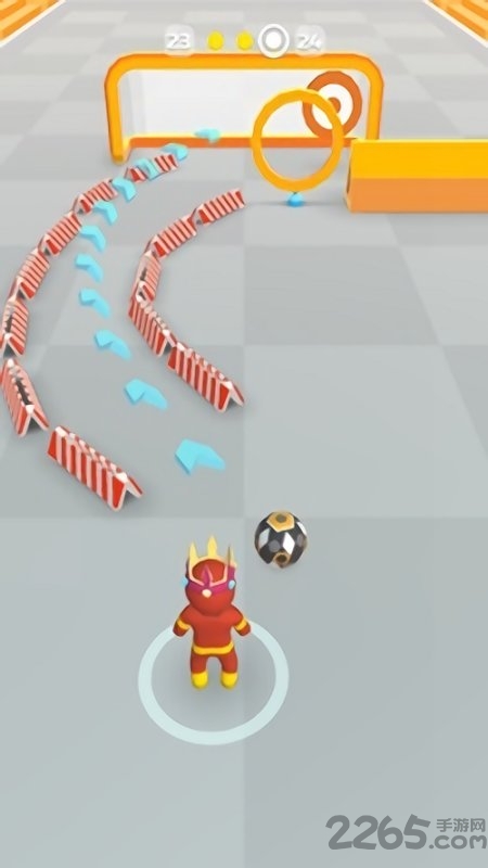 弧线射球图2