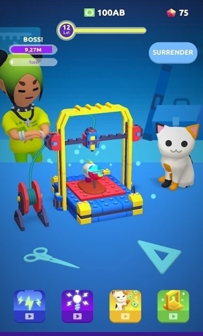 闲置的3D打印机
