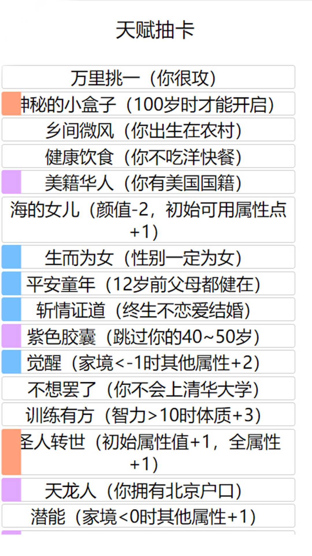 人生重启模拟器游戏第4张截图