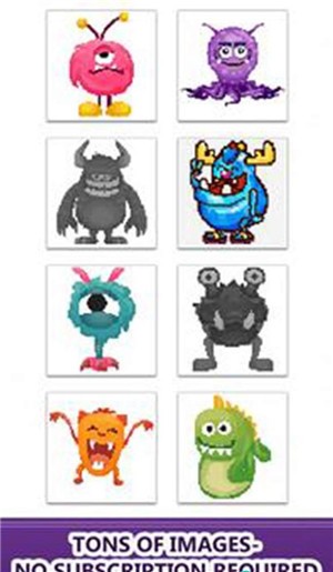 数字怪物颜色图2