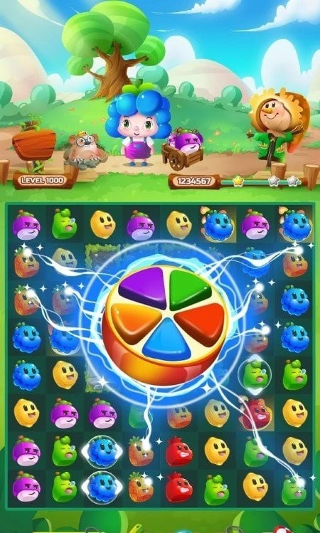 水果拼图仙境图1