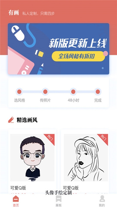 有画头像手绘定制图3