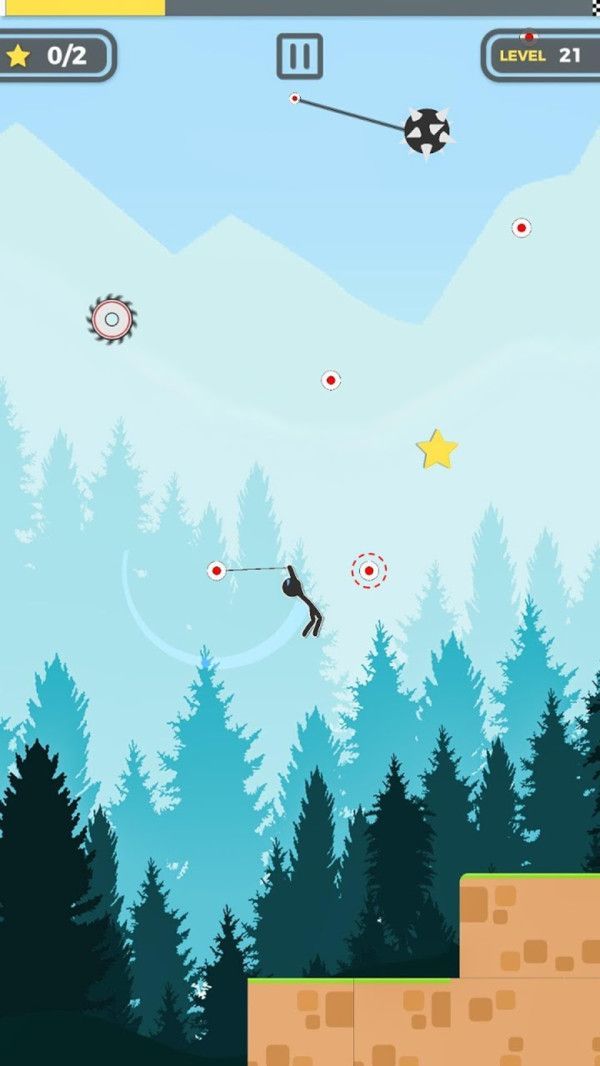 火柴人绳索跑酷图3