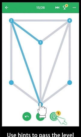 一笔画连接点游戏