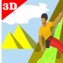 攀登金字塔3D图标