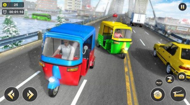 现代的黄包车模拟器ModernRickshawSimulatorGame图5