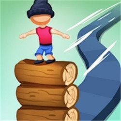 交叉原木Crossy Logs