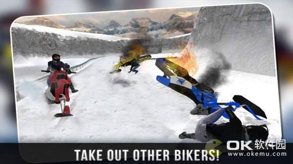 雪地摩托车手图1