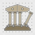 折出完美形状图标