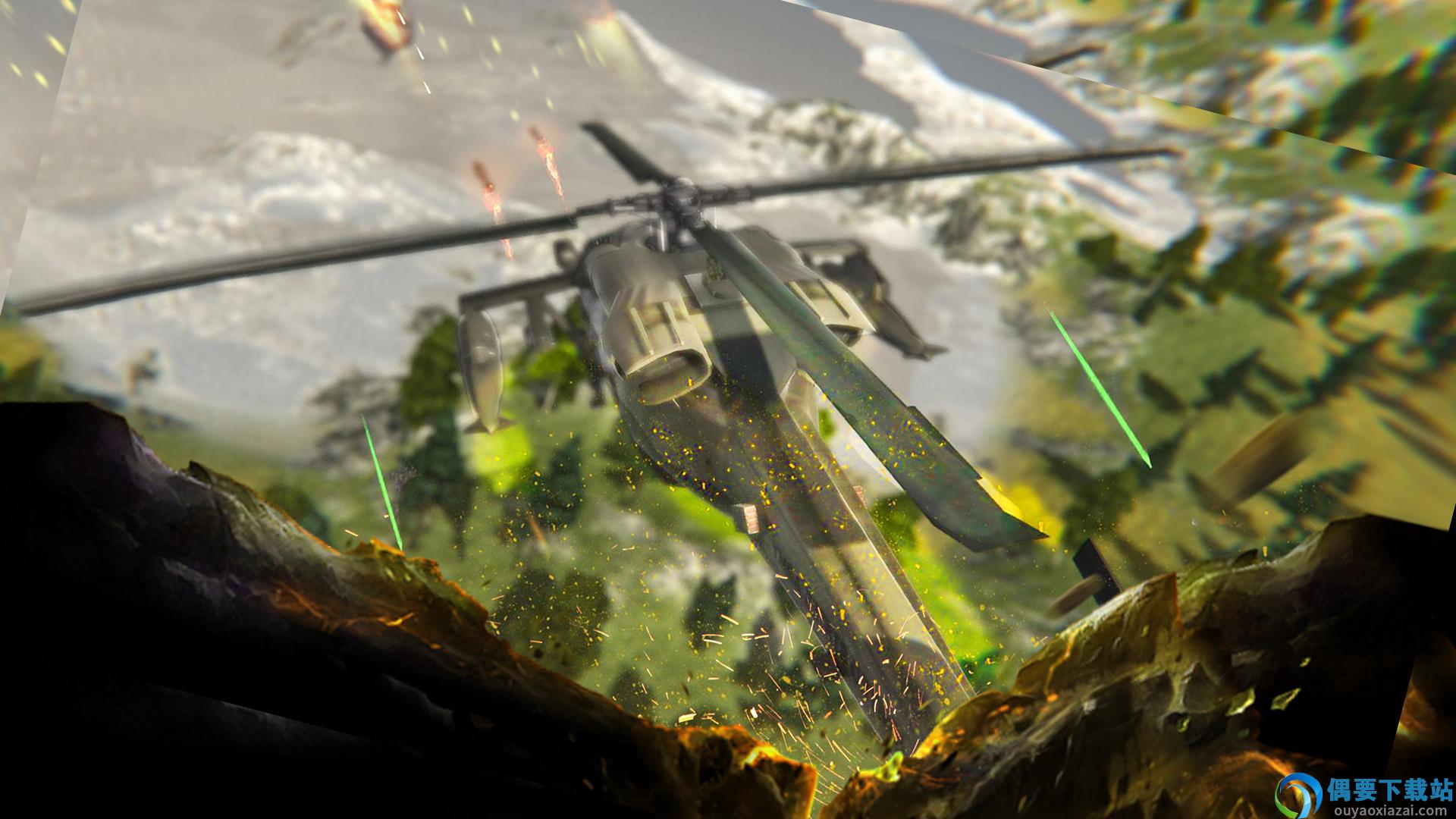 战争直升机射击