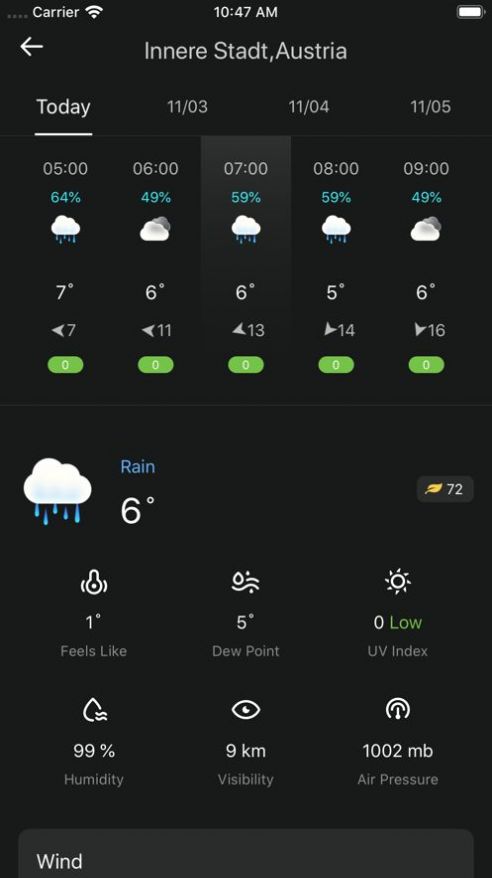 实时天气预报第4张截图