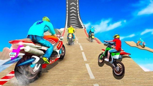 摩托车空中跳跃最新版图3