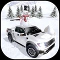 冬季雪卡车3D图标