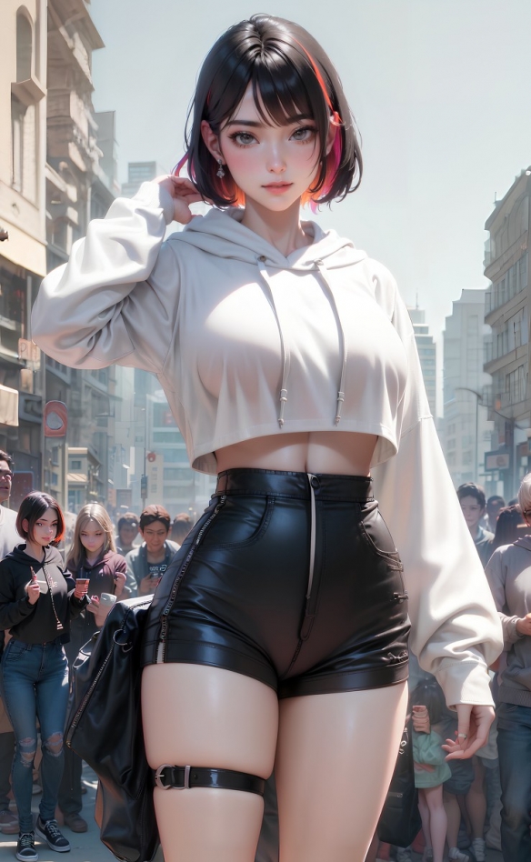 AI绘制梦寐以求的美少女图集！绝美身材真是太顶了！
