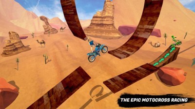 火柴人自行车骑手游戏图3