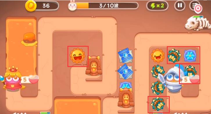《保卫萝卜4》饿龙传说第三十六通关攻略