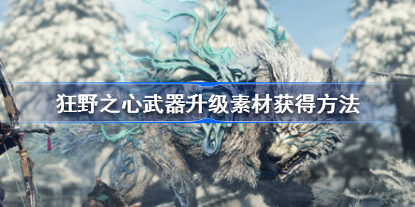 狂野之心武器升级素材怎么获得 狂野之心武器升级素材获得方法