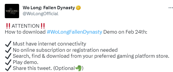 卧龙苍天陨落最终版Demo下载 卧龙苍天陨落最终试玩demo时间