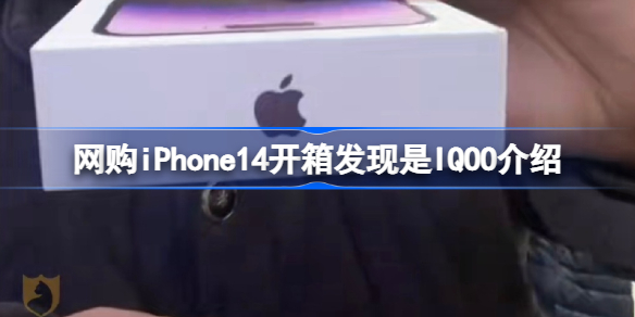 网购iPhone14开箱发现是IQOO怎么回事 网购iPhone14开箱发现是IQOO介绍