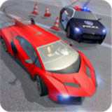 警车追逐大师3D图标
