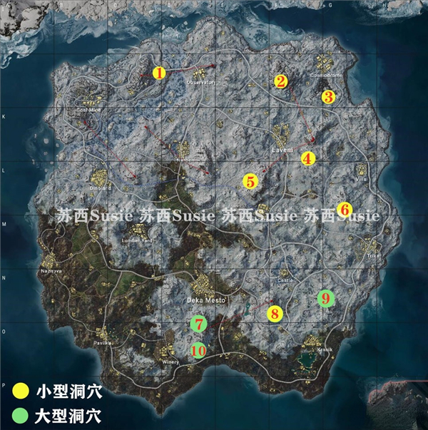 绝地求生维寒迪北极熊在哪 绝地求生维寒迪北极熊位置