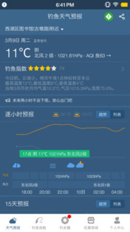 钓鱼天气预报图3