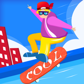 飞翔滑板人FlySkater图标