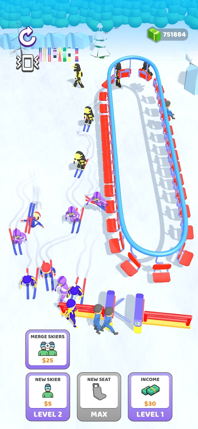 滑雪缆车点击器游戏最新中文版图3