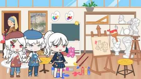 优优的换装娃娃校园生活官方版图1