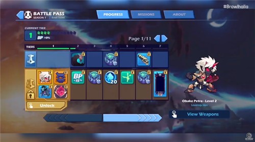 英灵乱战国际版(Brawlhalla)