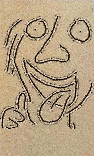 沙滩涂鸦画图2