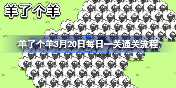 羊了个羊3.20关卡攻略 羊了个羊3月20日每日一关通关流程