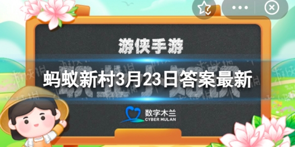 蚂蚁新村今日答案3.23 专门负责打扮直播间的职业是