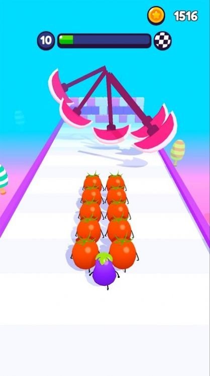 水果障碍竞赛3D
