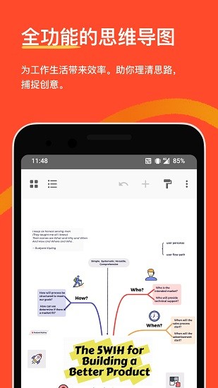 xmind思维导图app下载中文版软件截图2