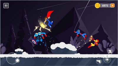 超级英雄火柴人对决图2