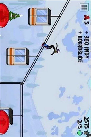 火柴人滑雪图3