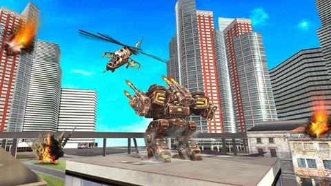 武装直升机机器人模拟器图4